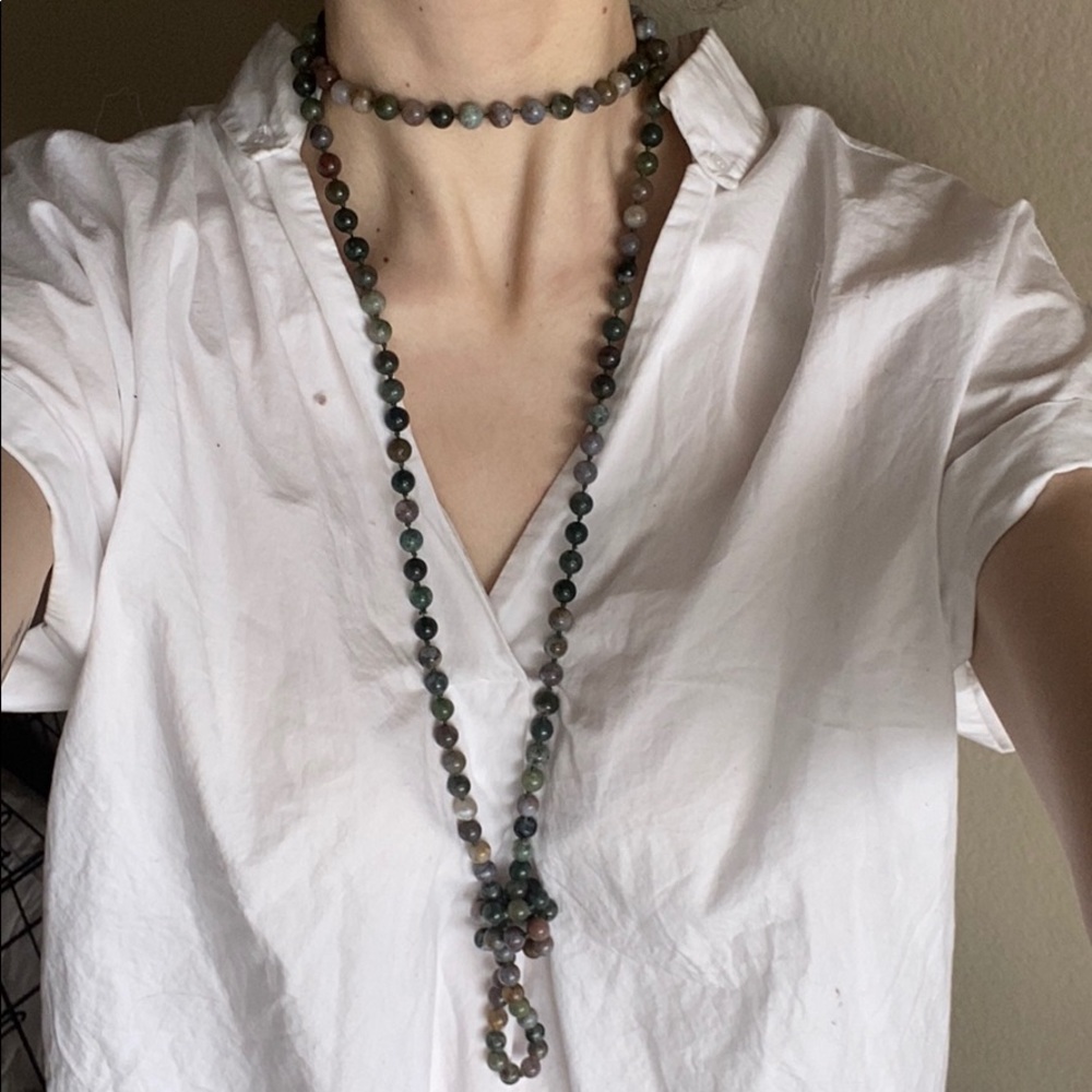 Altar’d State Semi-Precious Stone Beaded Necklace